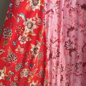 Beautiful color block floral dress